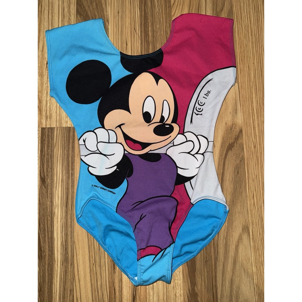 VINTAGE DISNEY MINNIE MOUSE Girls ONE PIECE‎ 6X 1990'S Workout Wear Swim Suit